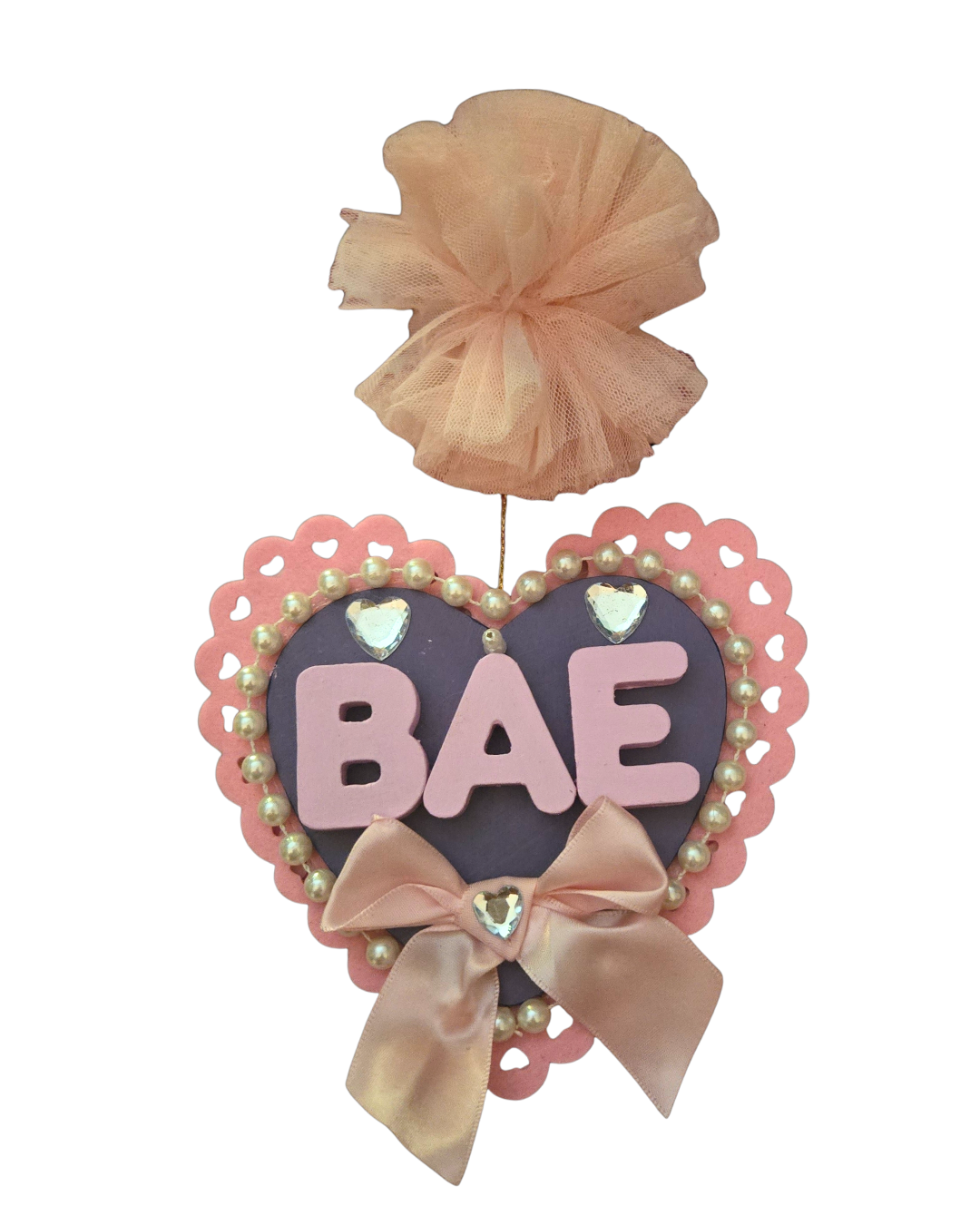 5.5" Wooden Valentine Bae