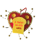 5.5" Wooden Valentine A Toast