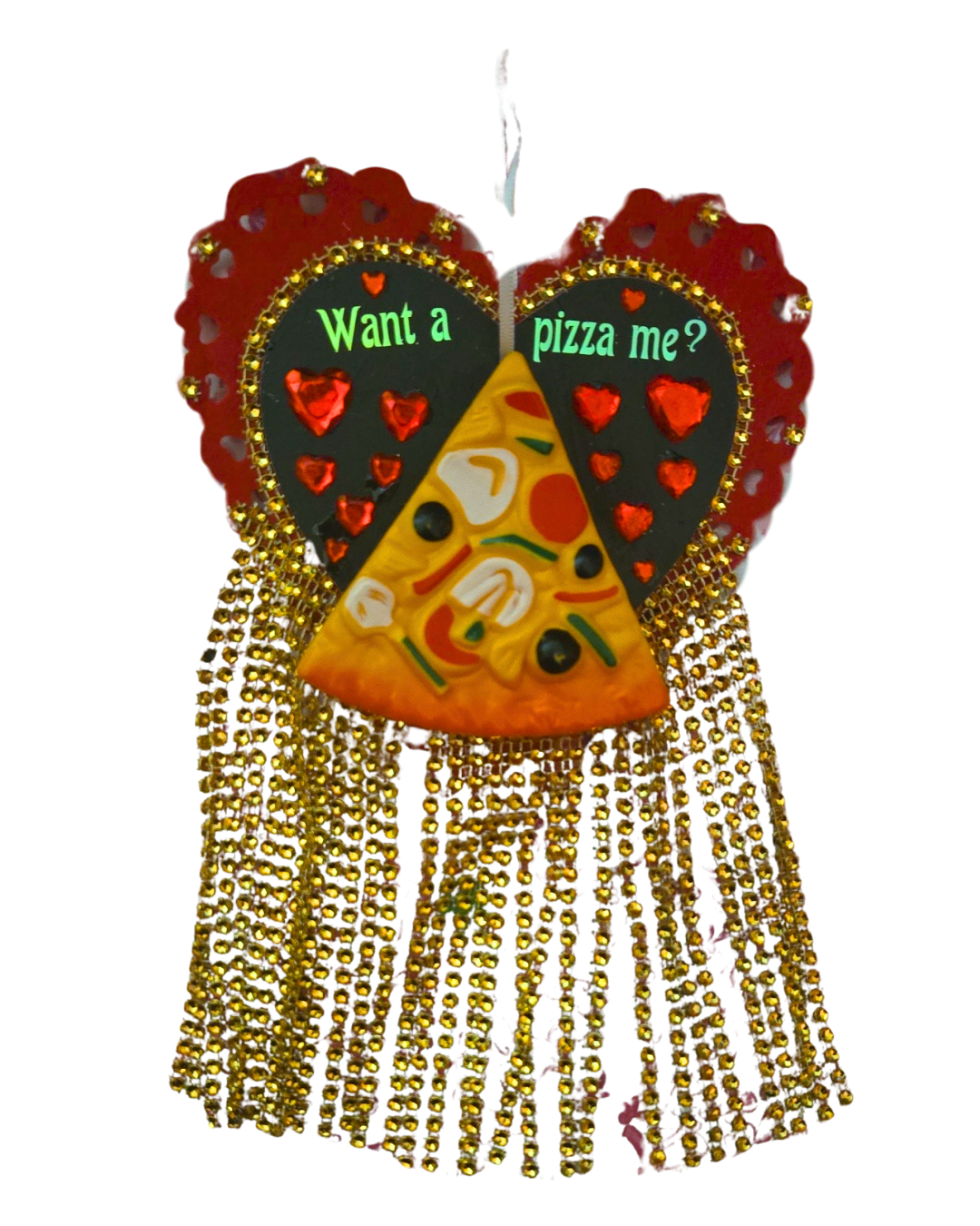 5.5" Wooden Valentine Pizza Me